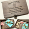 Walnut Prayer Box Gift Set Baptism Gift Handcrafted Wooden Collection Prayer Journal Spiritual Writing Kit